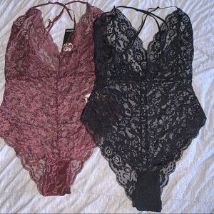 Lace Bodysuits (2)